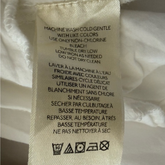 Free People Catalina Mini Dress Crisp White Cotton Beachy Coastal Size Small - Picture 5 of 8